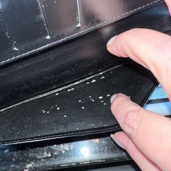 Dunhill Wallet Purse Long Wallet D Logos Black Silver Authentic - Picture 10 of 16